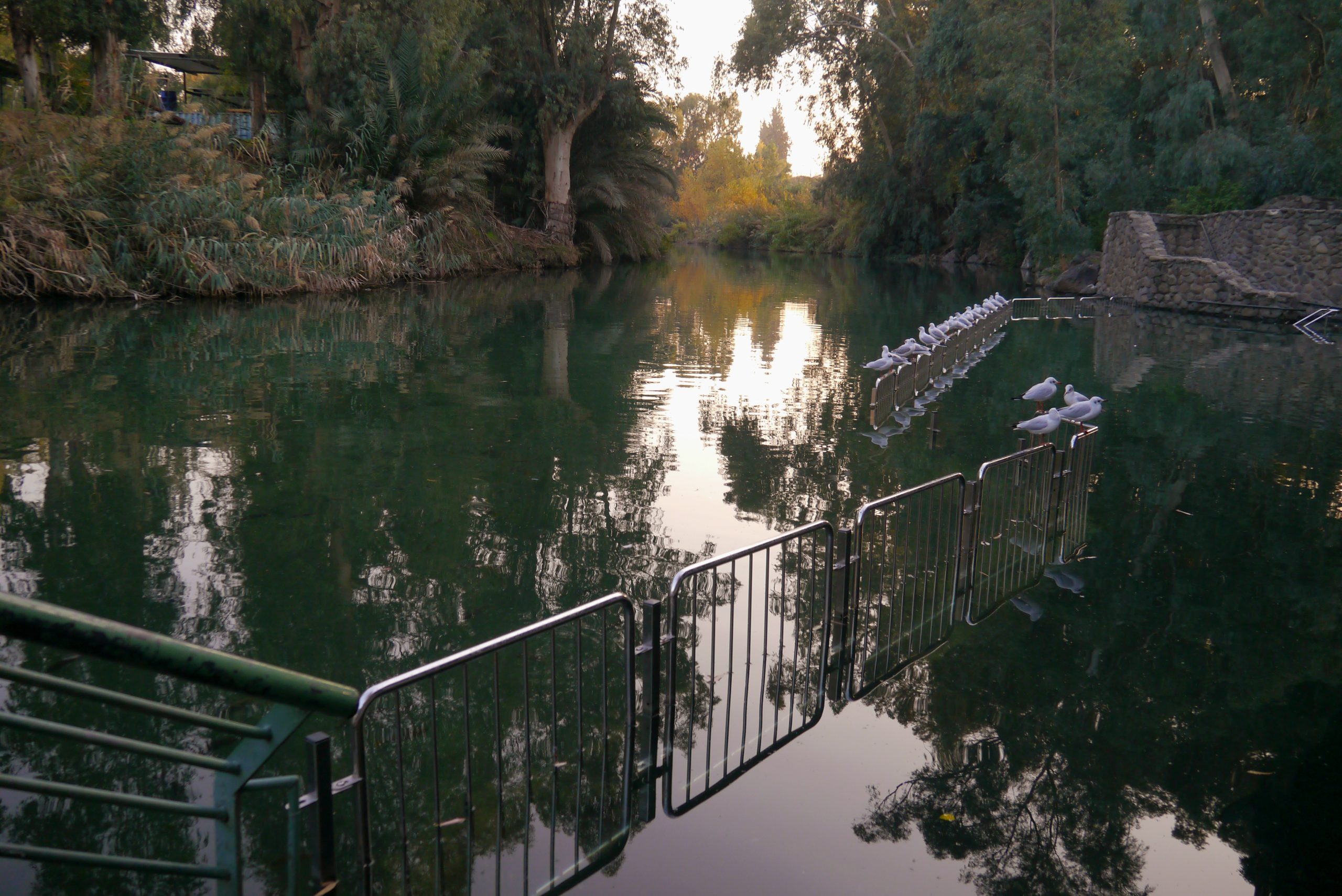 Yardenit, the baptismal site in the Holy Land